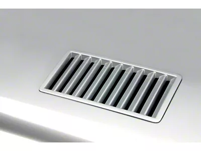 Cervini's Hood Louver Inserts; Unpainted (05-12 Mustang)
