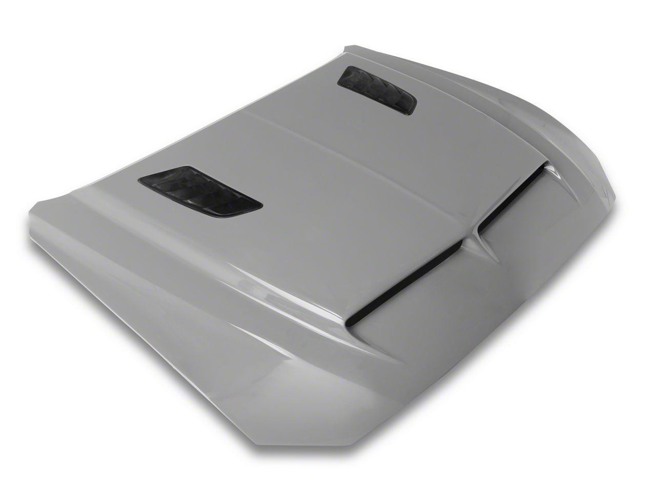 Cervini's Mustang Ram Air Hood; Unpainted 1237 (18-23 Mustang GT