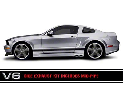 Cervini's Side Exhaust Kit (05-09 Mustang V6)