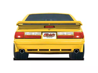 Cervini's SLN Rear Valance; Unpainted (87-93 Mustang LX)