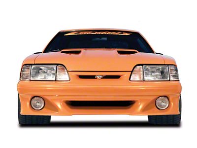 Cervini's Stalker Front Bumper; Unpainted (87-93 Mustang GT)