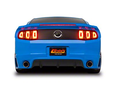 Cervini's Stalker Rear Valance; Unpainted (10-12 Mustang)