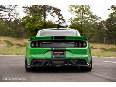 Cervini's Stalker Rear Valance; Unpainted (18-23 Mustang GT)