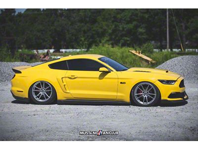 Cervini's Stalker Side Skirts; Unpainted (15-23 Mustang GT, EcoBoost, V6)