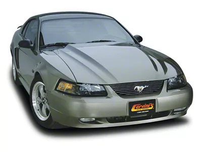 Cervini's Upper Billet Grille; Black (99-04 Mustang)