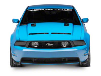 Cervini's Ram Air Hood; Unpainted (10-12 Mustang GT, V6)