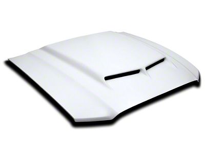 Cervini's Ram Air Hood; Unpainted (13-14 Mustang GT, V6)