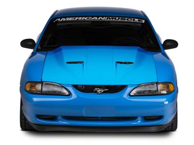 Cervini's Ram Air Hood; Unpainted (94-98 Mustang)