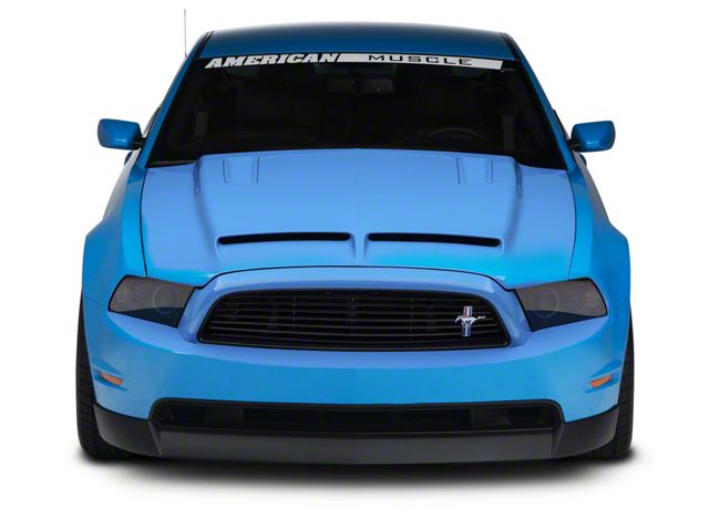 Cervini's Type IV Ram Air Hood; Unpainted (13-14 Mustang GT, V6)