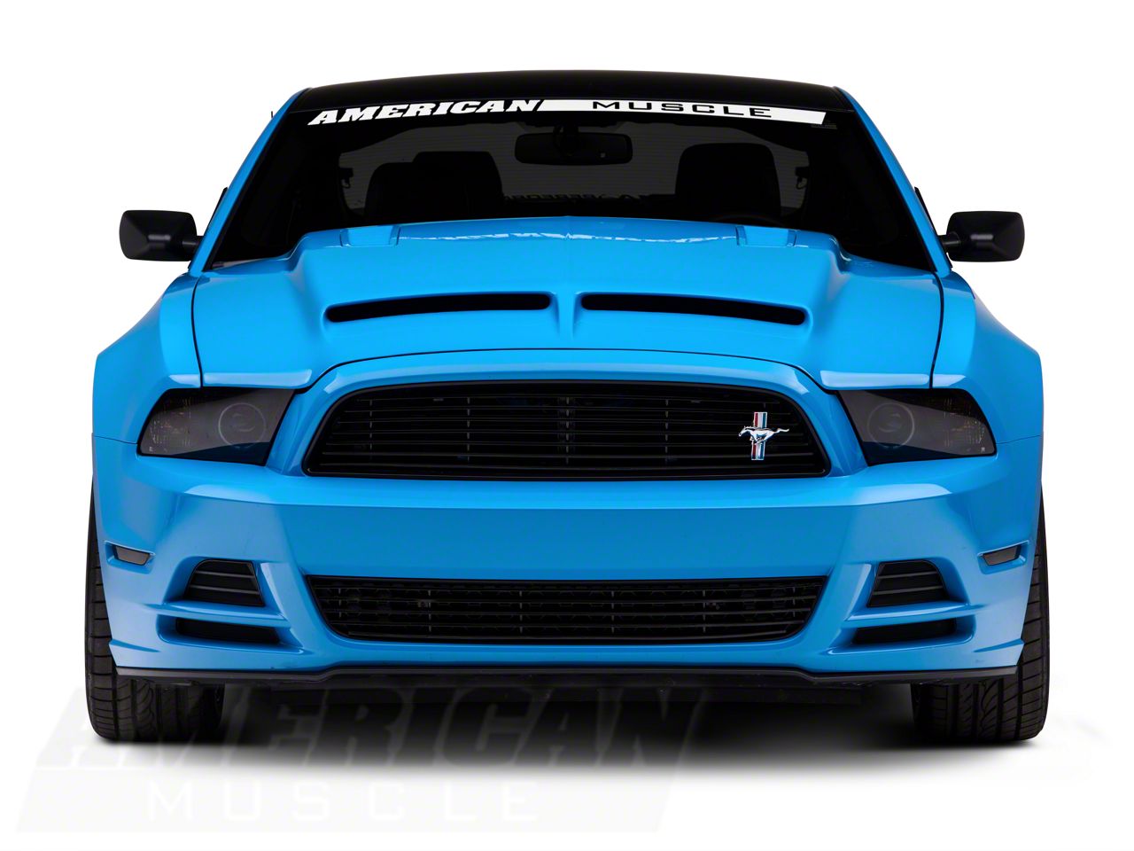 Cervini's Type IV Ram Air Hood; Unpainted (13-14 Mustang GT, V6)
