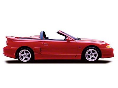 Cervini's Side Scoops; Unpainted (94-98 Mustang)