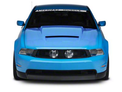 Cervini's Stalker Hood; Unpainted (10-12 Mustang GT, V6)