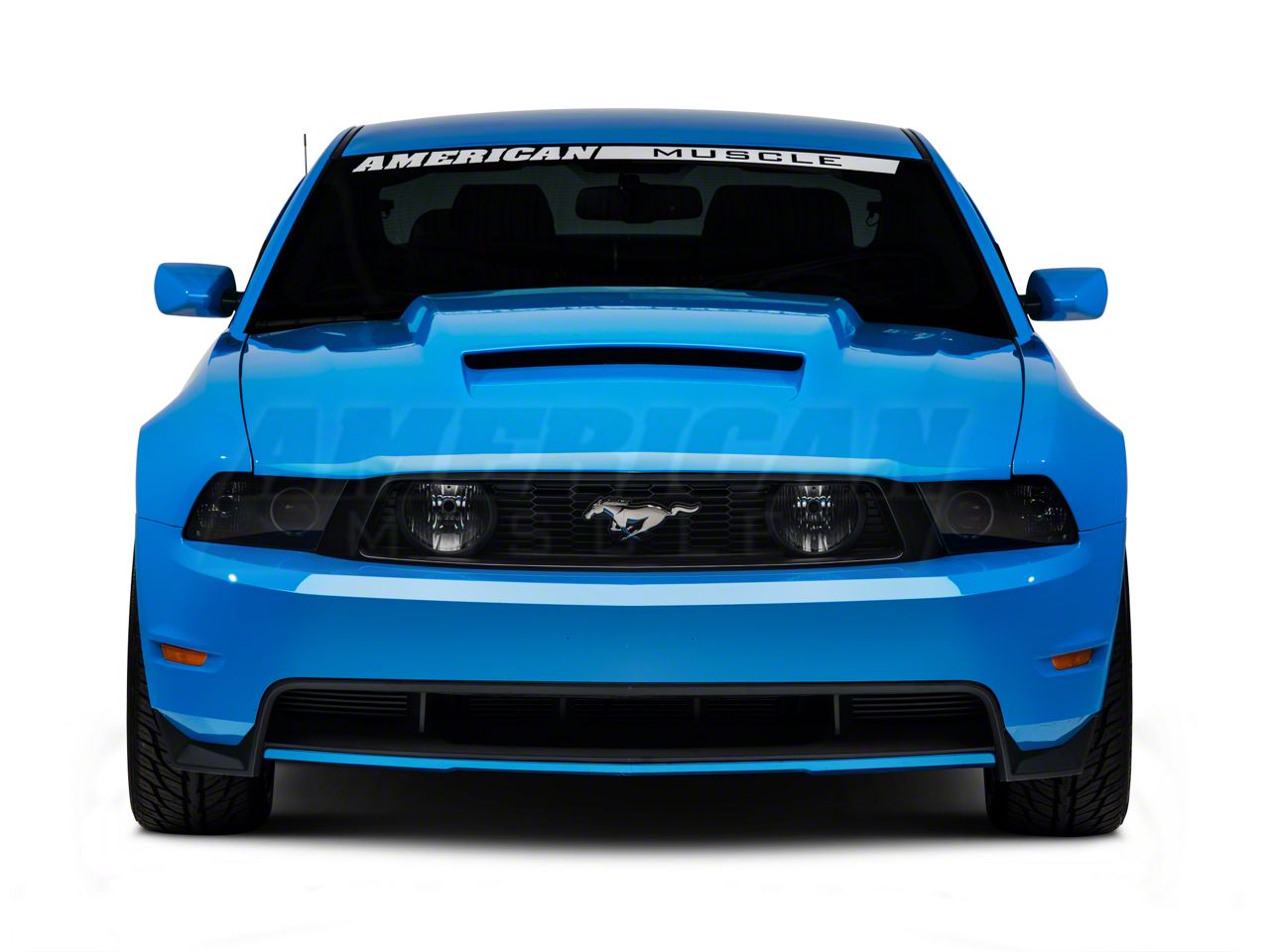 Cervini's Mustang Stalker Hood; Unpainted 1214 (10-12