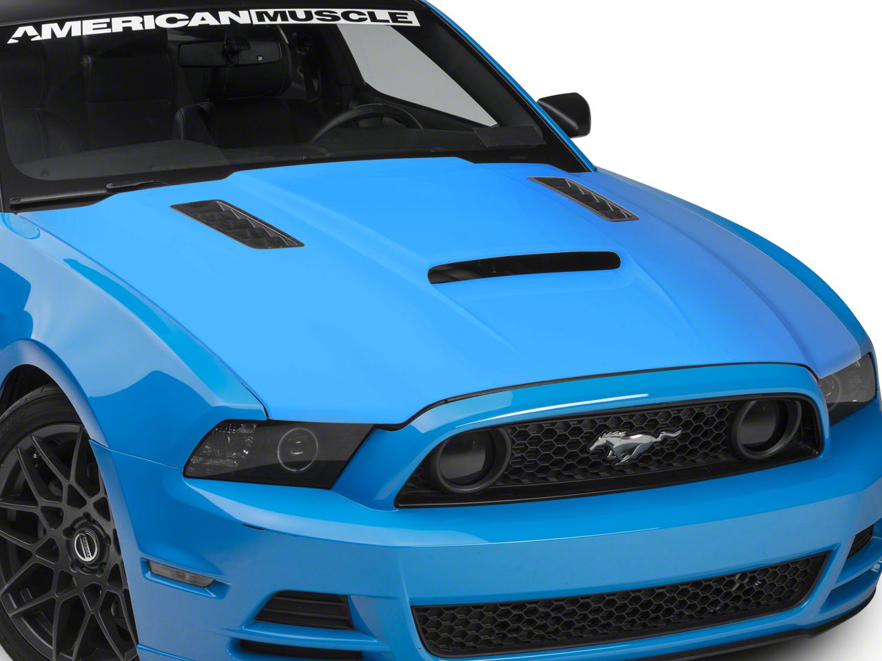 【U LAN】[PREMIUM] Barrier Suede Hood Mustang covercraft-lebra-hood-1516.