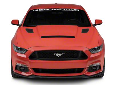 Cervini's Stalker Hood; Unpainted (15-17 Mustang GT, EcoBoost, V6)