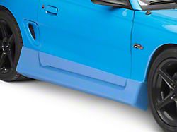 Cervini's Stalker Side Skirts; Unpainted (94-98 Mustang)
