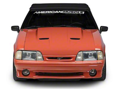 Cervini's Stormin Norman Hood; Unpainted (87-93 Mustang)