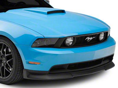 Cervini's Type II Chin Spoiler; Fine Textured Black (10-12 Mustang GT)
