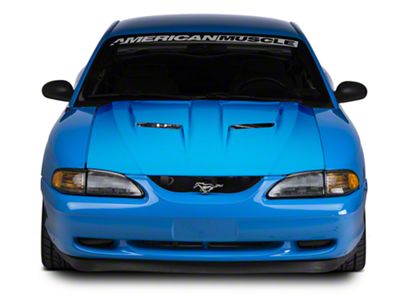 Cervini's Type II Ram Air Hood; Unpainted (94-98 Mustang)