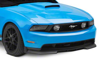 Cervini's Type IV Chin Spoiler; Fine Textured Black (10-12 Mustang GT)