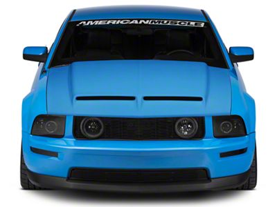 Cervini's Type IV Ram Air Hood; Unpainted (05-09 Mustang GT, V6)