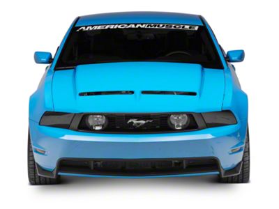 Cervini's Type IV Ram Air Hood; Unpainted (10-12 Mustang GT, V6)