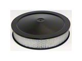 14-Inch Round Air Cleaner; Black
