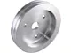 Small Block Chevy 2-Groove Short Crank Pulley; Machined