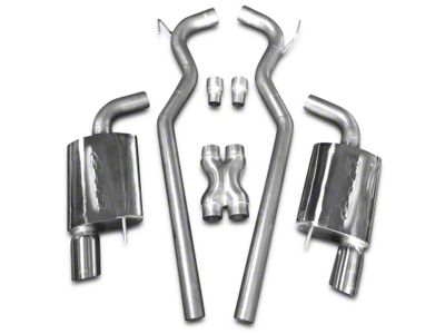 CGS Motorsports Aluminized Cat-Back Exhaust with Polished Tips (15-17 Mustang GT)