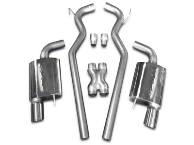 CGS Motorsports Stainless Cat-Back Exhaust with Polished Tips (15-17 Mustang GT)