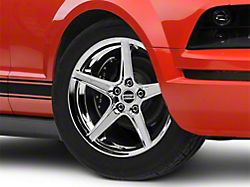 Saleen Style Chrome Wheel; 18x9; 30mm Offset (05-09 Mustang GT, V6)
