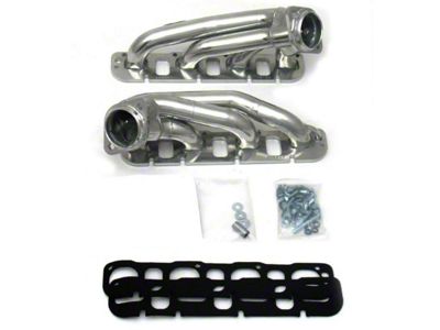 JBA 1-3/4-Inch Shorty Headers; Silver Ceramic (09-23 5.7L HEMI Challenger)