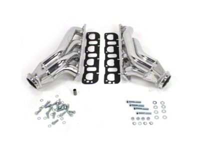 JBA 1-7/8-Inch Shorty Headers; Silver Ceramic (08-14 6.1L HEMI, 6.4L HEMI Challenger)