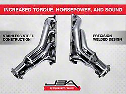 JBA 1-7/8-Inch Shorty Headers; Silver Ceramic (15-23 6.2L HEMI, 6.4L HEMI Challenger)