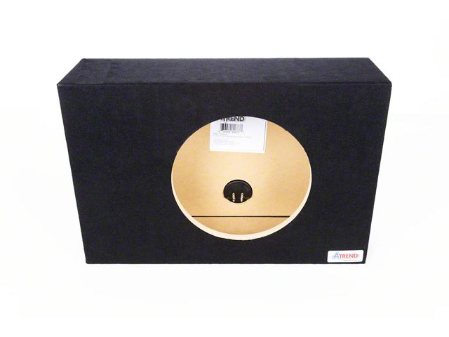 12-Inch Single Shallow Slot Vented Subwoofer Enclosure (Universal; Some Adaptation May Be Required)