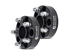 1.50-Inch 5-Lug Wheel Spacers; Black; Set of Two (08-23 Challenger)