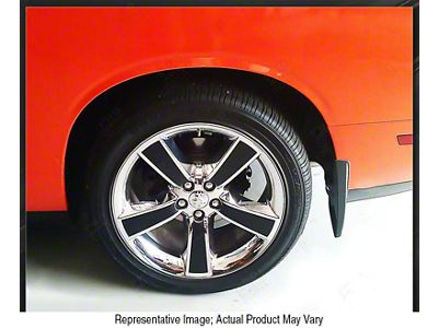 18-Inch Wheel Insert Overlay Stripes; Gloss Red (08-23 Challenger)