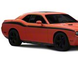 1970 Style Upper Body Stripes; Carbon Fiber (11-14 Challenger)