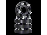2-Inch Hubcentric Wheel Spacers; Black; Set of Two (08-23 Challenger)
