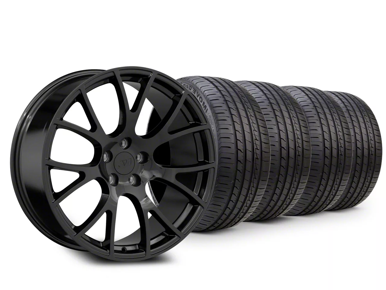 Challenger 20x9 Hellcat Style Wheel & Atturo All-Season AZ850 Tire