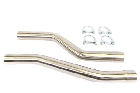 2.25-Inch Mid Muffler Delete Pipes (08-23 Challenger)