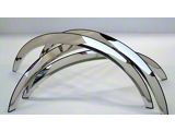 3/4 Style Fender Trim Set; Polished (08-23 Challenger, Excluding Widebody)