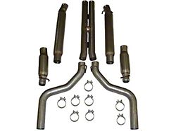 3-Inch Aluminized Cat-Back Exhaust System with Flowpack Mufflers (15-17 5.7L HEMI Challenger)