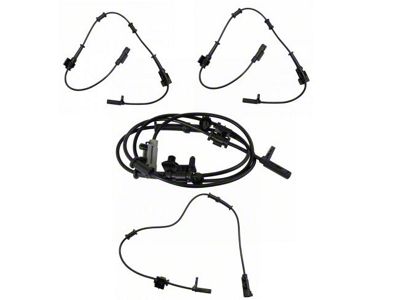 4-Piece ABS Wheel Speed Sensor Set (11-12 RWD Challenger w/ Heavy-Duty Brakes)