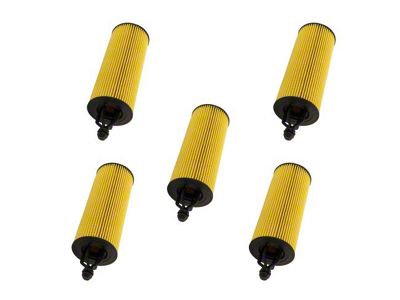 Engine Oil Filter; 5-Piece Set (14-18 3.6L Challenger)