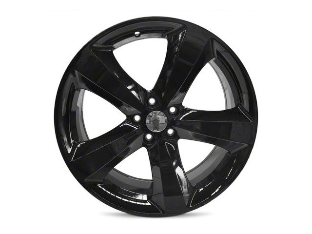 5-Spoke Replica Gloss Black Wheel; 20x8 (08-23 RWD Challenger, Excluding Widebody)