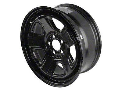 5-Spoke Steel Gloss Black Wheel; 18x7.5; 24mm Offset (08-14 Challenger)