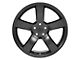 5-Spoke Style Satin Black Wheel; 20x8 (08-23 RWD Challenger, Excluding Widebody)