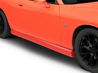 ABS Side Skirts; Pre-Painted (08-23 Challenger)