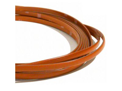 Accent Color Edge Trim for Rear Diffusers; Orange (Universal; Some Adaptation May Be Required)